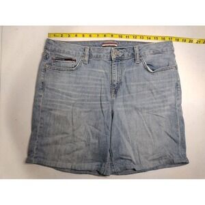 Tommy Hilfiger Women Light Wash Denim‎ Shorts Size 10